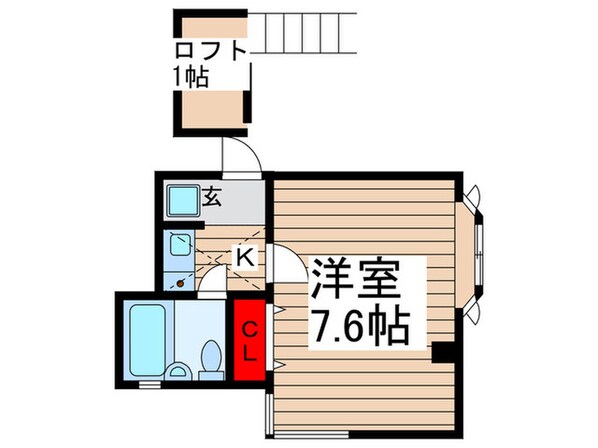 ﾛｰｽﾞｱﾊﾟｰﾄﾒﾝﾄ泉10番館の物件間取画像